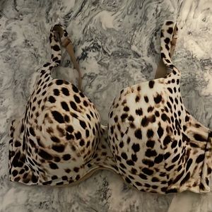 Ambrielle | Balconette Leopard Bra